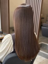 アトリエコア(Atelier Coa)&nbsp;髪質改善トリートメントミルクティーベージュカラーくびれヘア