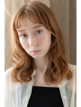 カバーヘア ブリス 大宮西口(COVER HAIR bliss) 前髪パーマフレンチカジュアルエアリーミディY大宮10代20代30代