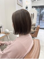 ティエル(TieLu)&nbsp;切りっぱなし×ハイライト×ピンクグレージュ