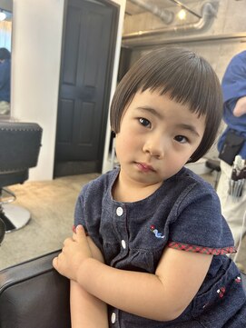 ボンド 三軒茶屋(Bond) キッズカット　ボブ　オン眉