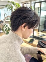 ファイブシーン アオヤマ(5SCENE AOYAMA)&nbsp;ビジネスヘア就活ヘアツーブロック刈り上げフェードメンズ