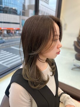 ウィル 西宮店(WiLL) 【大人可愛い20代30代40代】レイヤー艶カラー