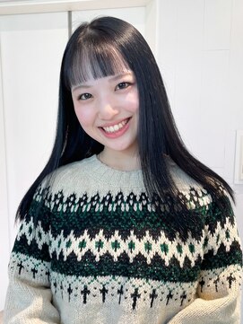 アイティーバイアルバム 下北沢店(IT by ALBUM) 似合わせカットフェミニンロングマロンベージュ_ba493391