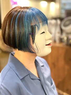 コマ(coma) 【coma中野】似合わせカット多色染めボブ
