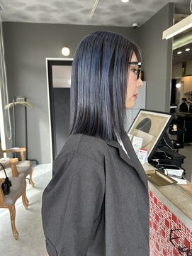 シェミール(CHEMIR) ニシグチstyle【アンブレラカラー/ブルーカラー/ボブ】