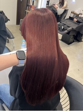 クオン 伊勢崎(QUON.) ブリーチなし暖色カラー