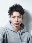 【alpha 新宿】ツーブロック×スパイキーショート