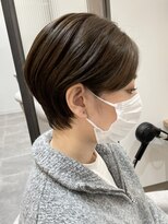 シア 春日部店(SHEER)&nbsp;耳掛けショートオリーブカラー/SHEER春日部店