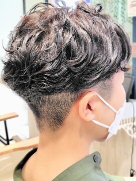 ヴィサージュファイン(VISAGE fine) ショート 2ブロック メンズライク パーマ