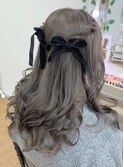 ツインハーフアップ【品川/ヘアセット】