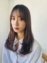 ヘアーアンドメイク エクリ 不動前店(Hair&Make equri)&nbsp;【目黒不動前美容室】シースルーバング・ロング前髪