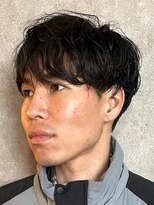 ノーエン(noen)&nbsp;メンズマッシュパーマニュアンスパーマスパイラルパーマ刈り上げ