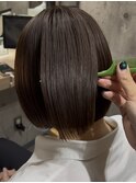 ◎切りっぱなしボブ◎ 髪質改善