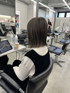 クレア 上大岡(CREA) ハイライトバレイヤージュダブルカラーケアブリーチ30代40代50代