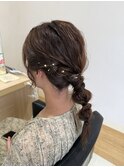 お呼ばれアレンジ/編みおろし