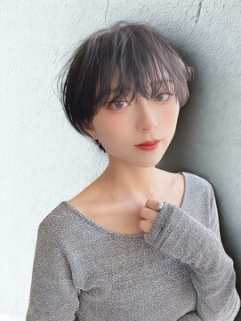 ロット 横浜(lot) こなれマッシュショート×ブルーブラック[横浜駅]