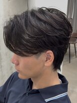 エデアンホンテン メンズサロン(EDEAN 本店 （旧：EDEAN 上通）)&nbsp;ニュアンスセンターパート センターパート熊本メンズカット