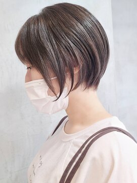 エリマ 武蔵小杉(elima) 武蔵小杉大人ショートボブ丸みボブベージュカラー20代30代40代