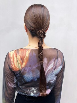 アイティーバイアルバム 八王子店(IT by ALBUM) おくれ毛前髪カット韓国ヘア美髪ロング_ba545353