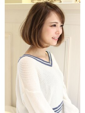 レウナ 外苑前(Reuna) 30代40代大人可愛いパーマボブ　ワンカールパーマ