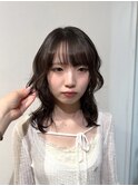 【ZEST中野/SAKURA】パーマ風波巻きウェーブ