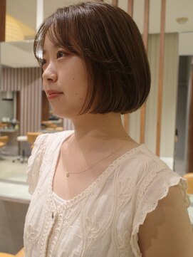 ビュートリアム 南青山(BEAUTRIUM) ミニボブカーテンバング髪質改善ストレートボブ表参道青山30代