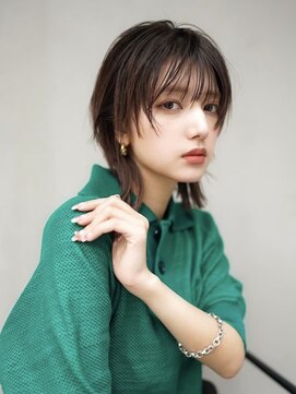 ギークス(GEEKS) 【GEEKS渋谷】秋冬カラー/モーヴピンク/伸ばしかけ/ウルフカット