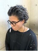 MEN’S HAIR/ブルーブラック/フェザーパーマ/渋谷ア