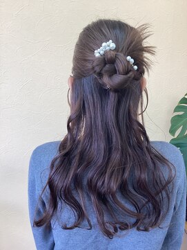 ベルクープ 永山店(BELLE COUPE) カチモリハーフアップ