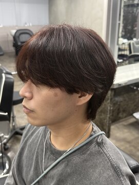 ニコ トウキョウ ロジック(nico TOKYO Logic) メンズセンターパート曲がる縮毛矯正アップバング