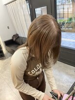 ノエル 池袋店(noel)&nbsp;【noel】manami×ブリーチなし　ミルクティーベージュ