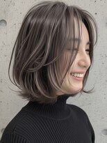 トゥルートラスト アン 下石田店(True Trust un)&nbsp;おしゃれな大人のインナーカラー×ナチュラルボブ