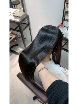 シェノン 梅田(CHAINON) 梅田/着物ヘア/大人ガーリー/ダークアッシュ/似合わせカット