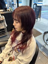 カットハウス ルーシーズ(CUT HOUSE RUCY'S)&nbsp;デザインカラー/インナーカラー/ウルフ/レイヤー/鶴見/横浜