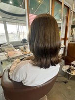 ヘアサロン フラット(Hair salon flat) オリーブグレージュ