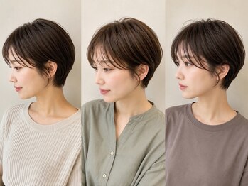 プールバイスタイル 藤沢(POOL by STYLE)の写真/【湘南藤沢】でショート・ボブのお悩み改善は当サロンへ◎乾かすだけで形になるから忙しい朝も迷わない。