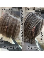 ワールドオーダー 天王寺店(WORLD ORDER)&nbsp;白髪ぼかしハイライト 1091