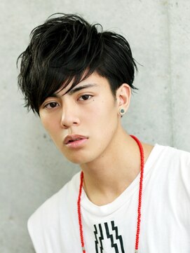 リップス レイ ギンザ(LIPPS Ray GINZA) 【LIPPS銀座】黒髪サイドパートマッシュ #ジェントルマン