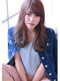 【Creo】ピンクベージュ×シルキーウェーブ#イメチェン#耳かけ