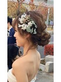 ブライダル &nbsp;ヘアアレンジ