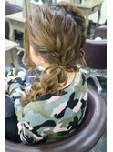 編み下ろし(ヘアセット)