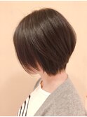 【morio鶴瀬】大人可愛い黒髪前下がりショートボブ