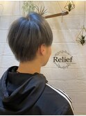 【Relief】ブルーアッシュ　マッシュレイヤー