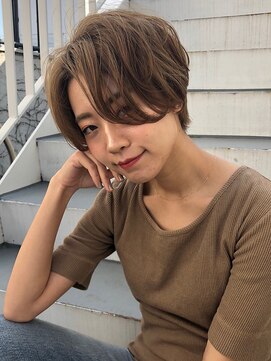 ルーファス 恵比寿 渋谷(Ruufus) 40代大人女性☆ハンサムショートボブ【Ruufus恵比寿渋谷】31512