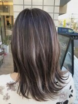 アーサス ヘアー デザイン 袖ケ浦店(Ursus hair Design by HEADLIGHT)&nbsp;#春カラー艶ブラウンペールハイライトカラーくびれヘアベージュ