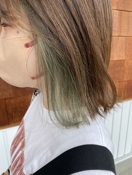 アンチ(ANTI) カーキインナーカラー