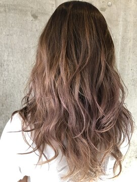 オルヘアサロン(Olu. hair salon) ピンクベージュグラデーション