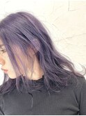 ラベンダーパープル、ダブルカラー10代20代【上野/東上野】