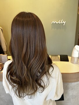 ミリィ 四日市(mily) 艶アッシュベージュ