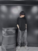 アウル 心斎橋(owl)&nbsp;マッシュウルフ×ツイストスパイラル×黒髪×モード